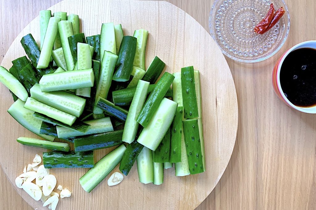 きゅうりの中華風お漬物作りました 麻布十番ザ タワーデンタル 痛みの少ない歯医者 当日予約ok
